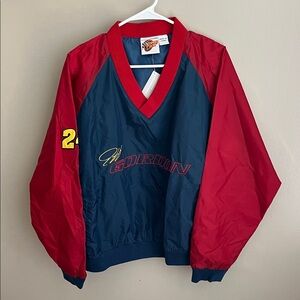 NASCAR VTG Jeff Gordon Winners Circle pullover windbreaker jacket NWT size Large